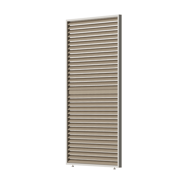 Orion schutterpaneel kantelbaar horizontaal 360 cm - Zand/hout