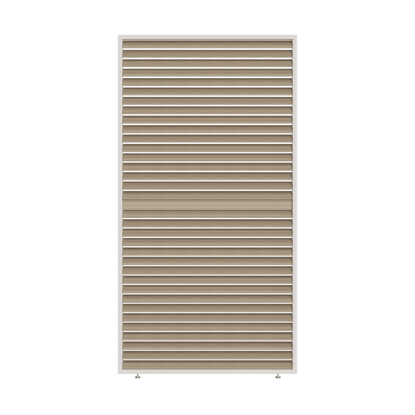 Orion schutterpaneel kantelbaar horizontaal 400 cm - Zand/hout