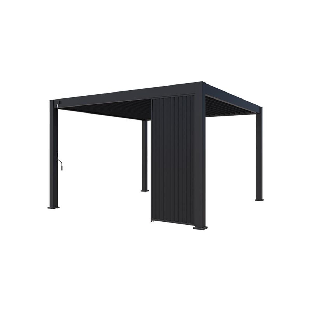 Orion schutterpaneel vast verticaal 300 cm - Antraciet