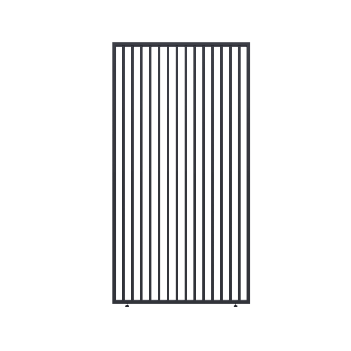Orion schutterpaneel vast verticaal 360 cm - Antraciet