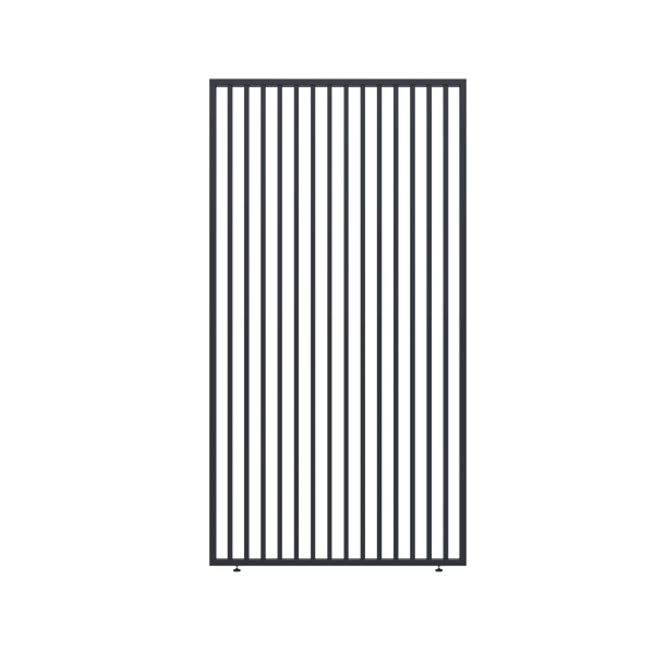 Orion schutterpaneel vast verticaal 360 cm - Antraciet