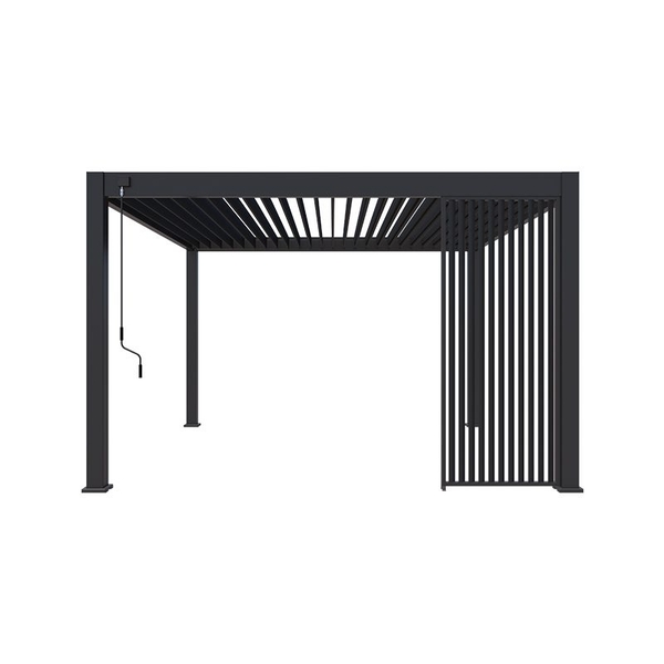 Orion schutterpaneel vast verticaal 360 cm - Antraciet