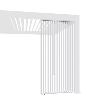 Orion schutterpaneel vast verticaal 360 cm - Wit
