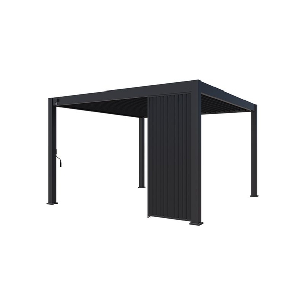 Orion schutterpaneel vast verticaal 400 cm - Antraciet