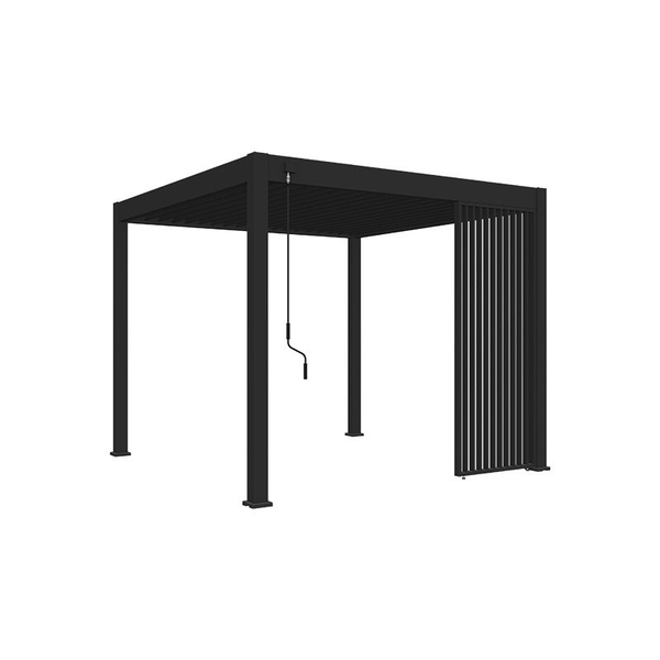 Orion schutterpaneel vast verticaal 400 cm - Antraciet