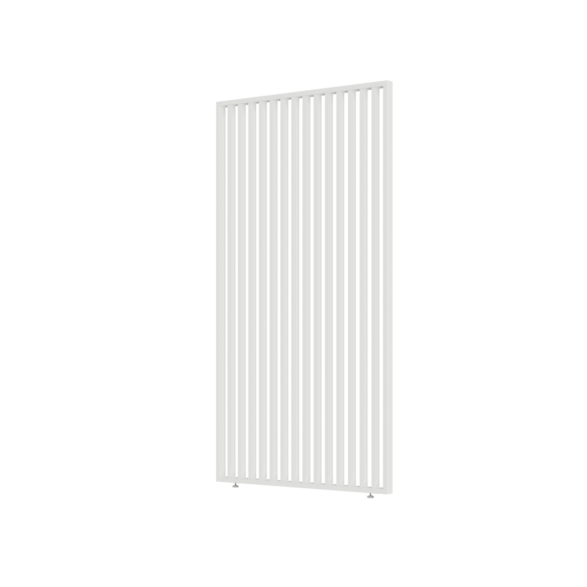 Orion schutterpaneel vast verticaal 400 cm - Wit