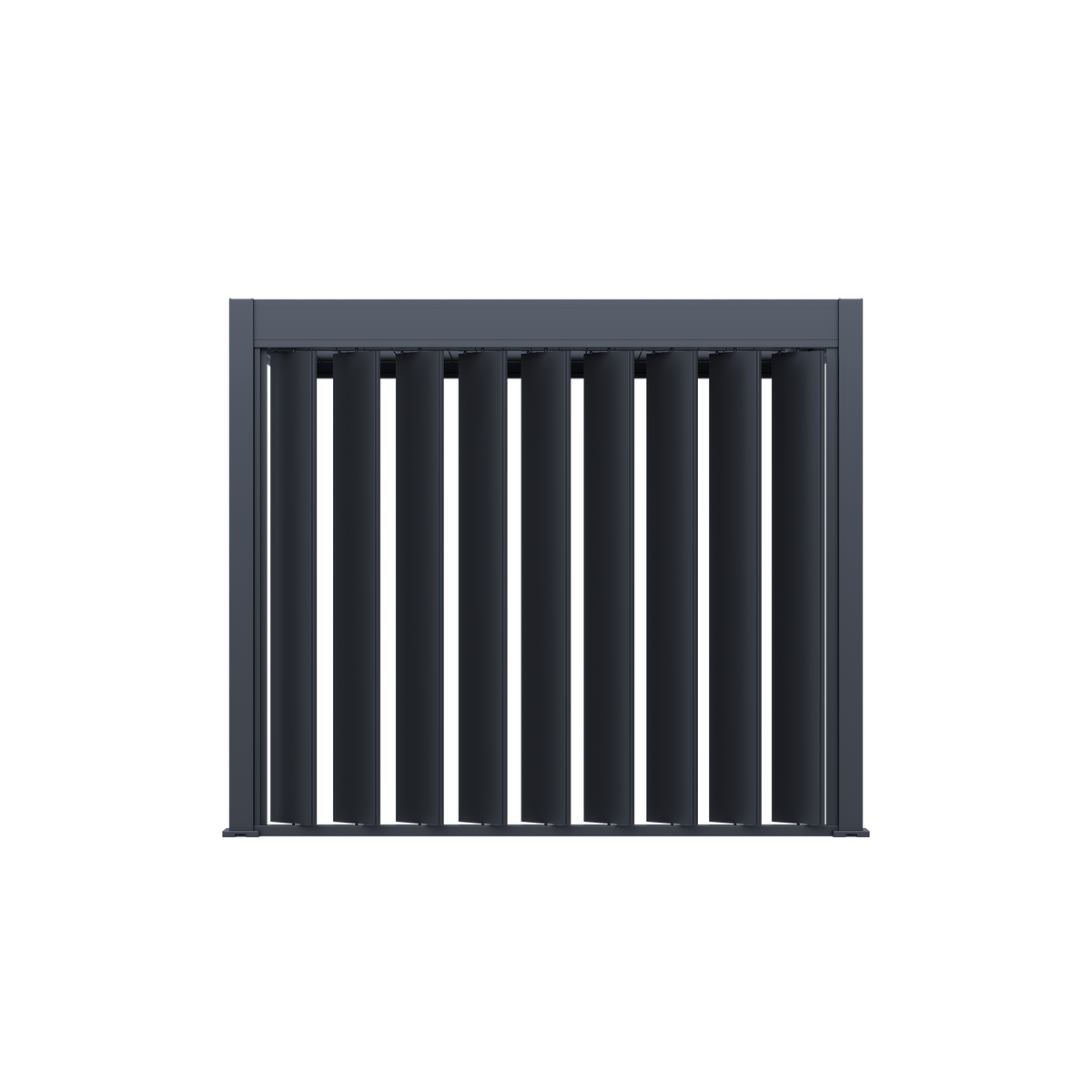 Orion schutterpaneel kantelbaar verticaal 300 cm - Antraciet