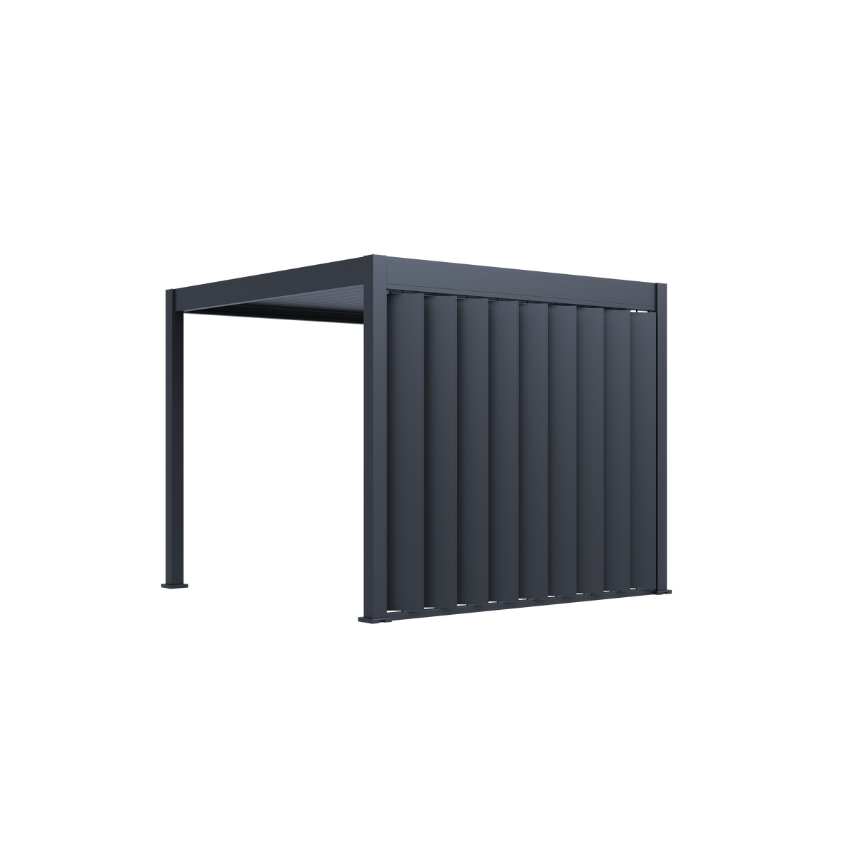 Orion schutterpaneel kantelbaar verticaal 300 cm - Antraciet