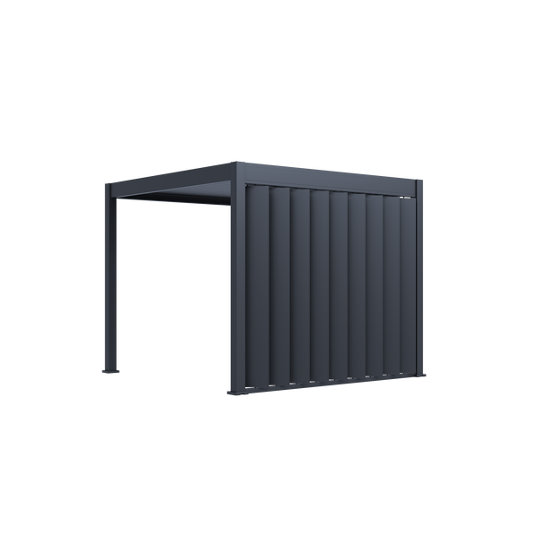 Orion schutterpaneel kantelbaar verticaal 300 cm - Antraciet