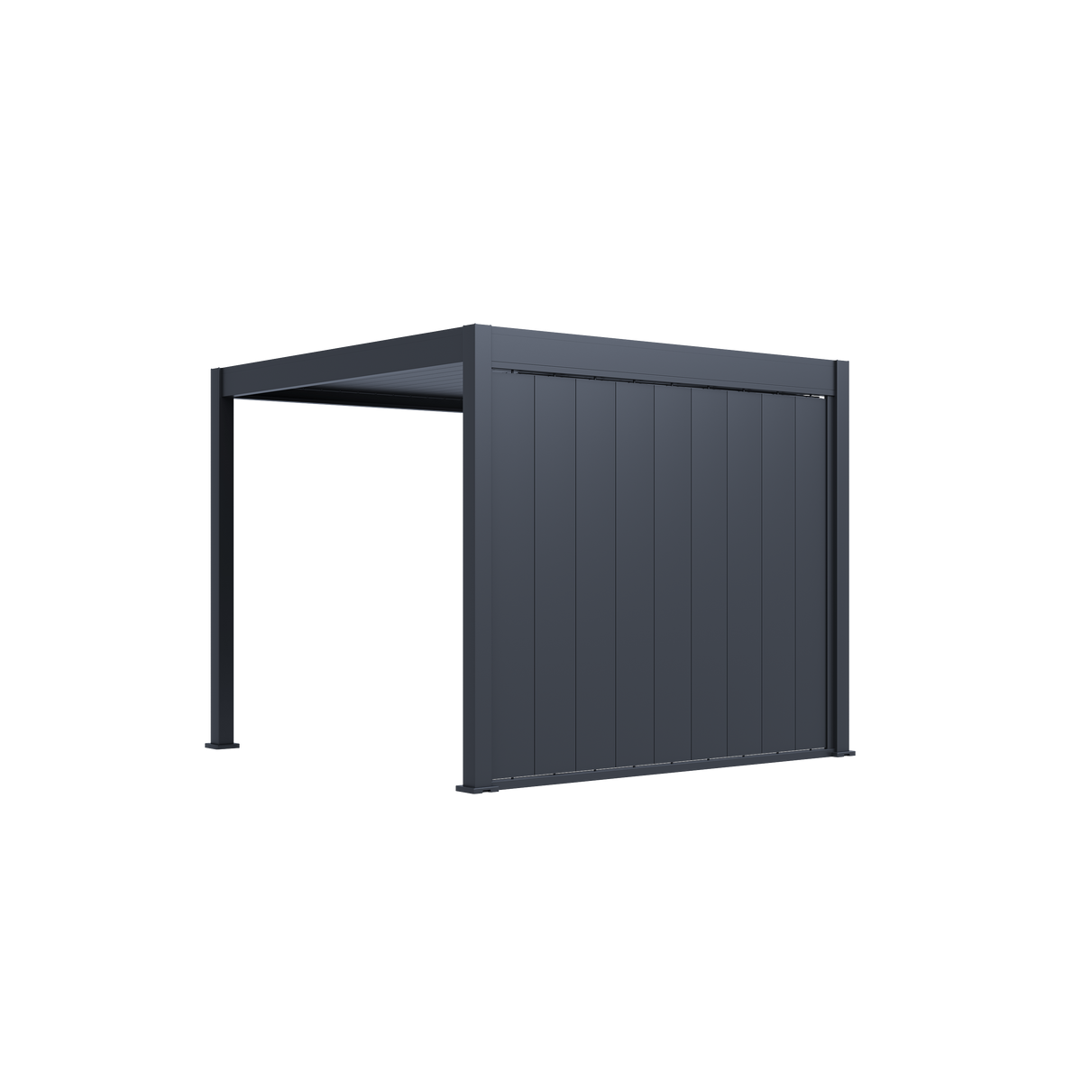 Orion schutterpaneel kantelbaar verticaal 360 cm - Antraciet