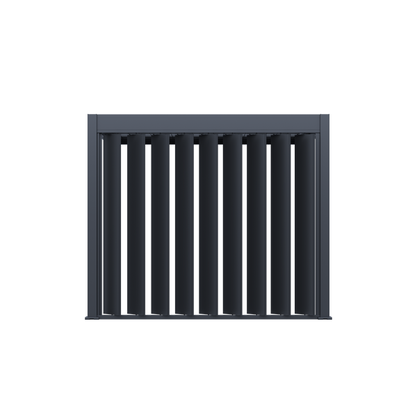 Orion schutterpaneel kantelbaar verticaal 360 cm - Antraciet