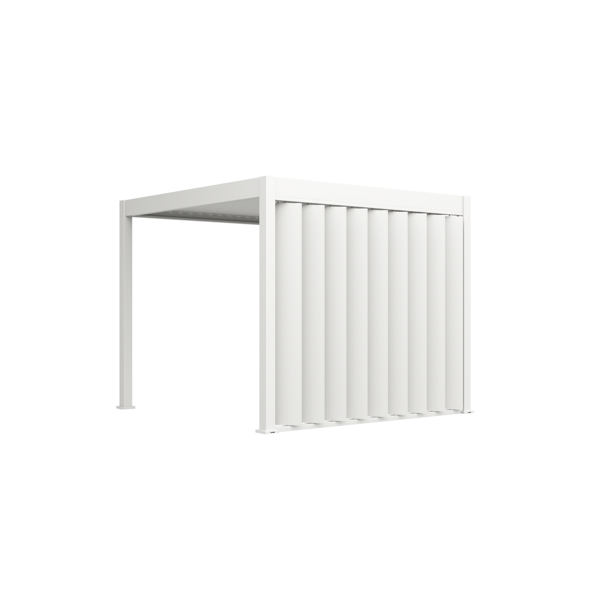 Orion schutterpaneel kantelbaar verticaal 360 cm - Wit