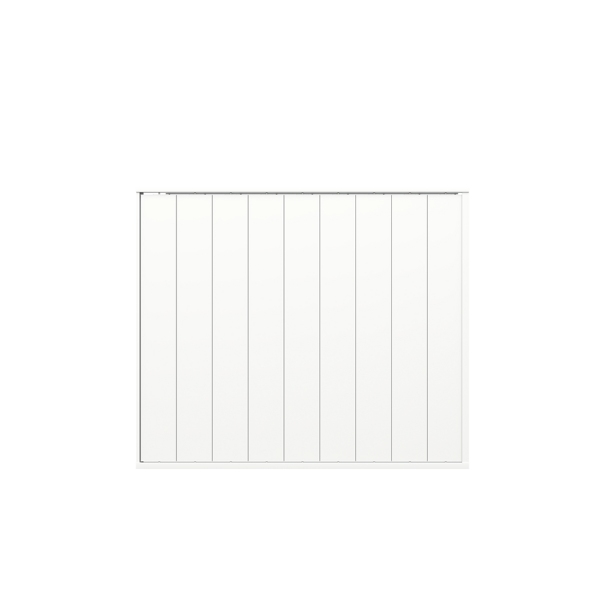 Orion schutterpaneel kantelbaar verticaal 360 cm - Wit