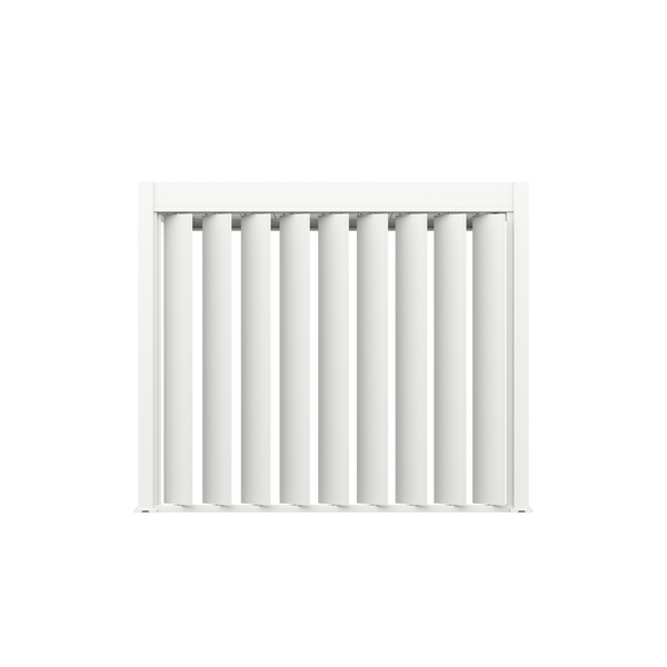 Orion schutterpaneel kantelbaar verticaal 360 cm - Wit