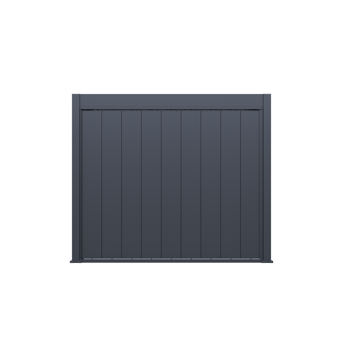 Orion schutterpaneel kantelbaar verticaal 400 cm - Antraciet