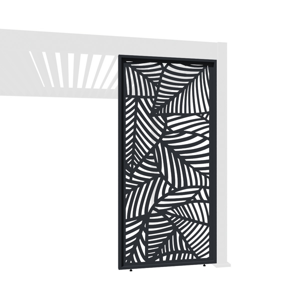 Orion schutterpaneel vast palmbladeren 360 cm - Antraciet