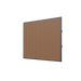 Orion composietwand 265 cm - Antraciet/teak