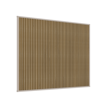 Orion composietwand 265 cm - Zand/teak