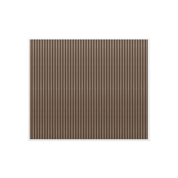 Orion composietwand 300 cm - Wit/teak