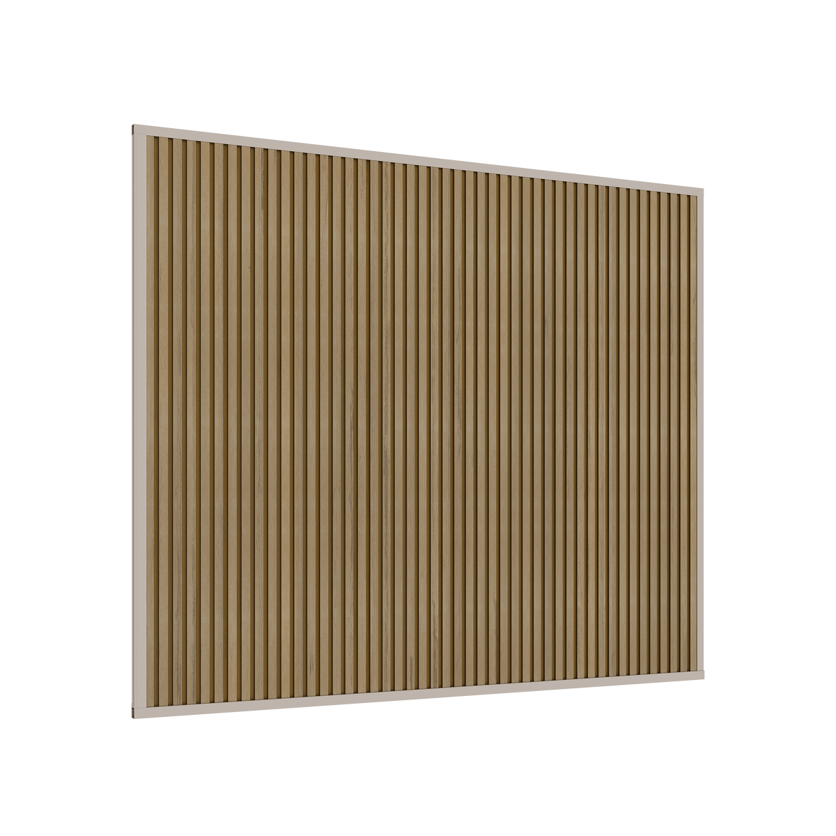 Orion composietwand 300 cm - Zand/teak