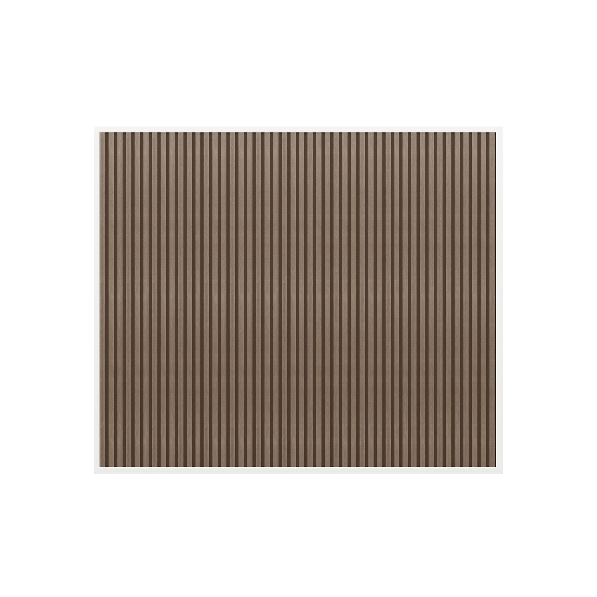 Orion composietwand 360 cm - Wit/teak