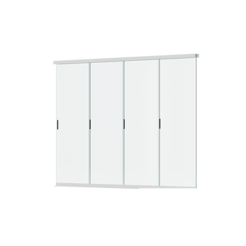 Orion glazen schuifwand 300 cm - Wit