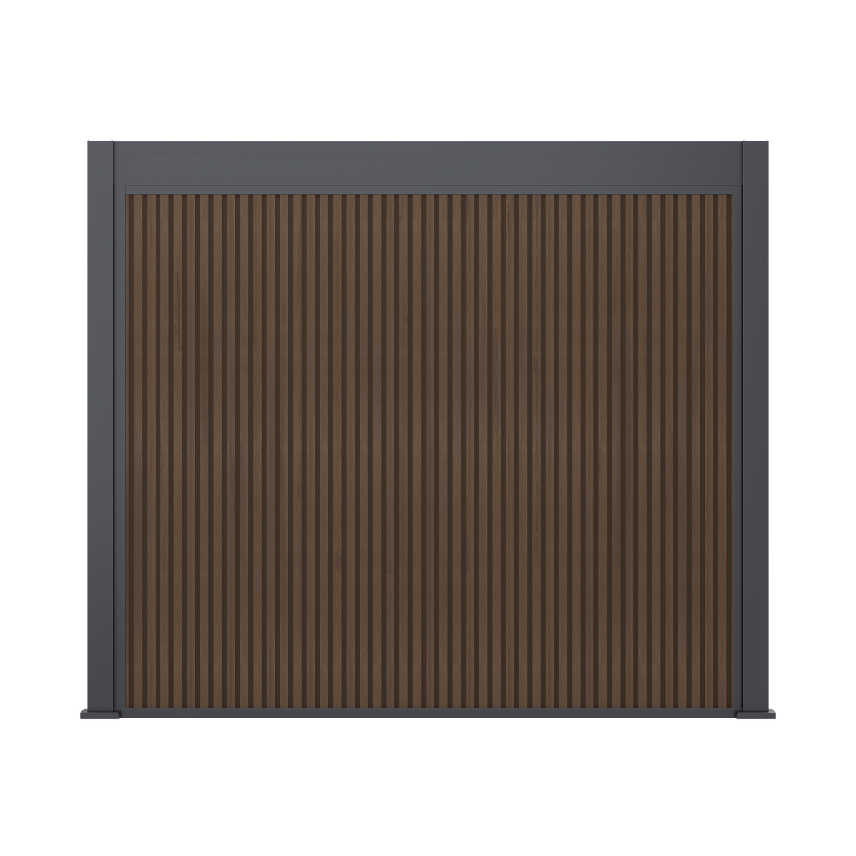 Orion opbergmodule 360 cm - Antraciet/teak