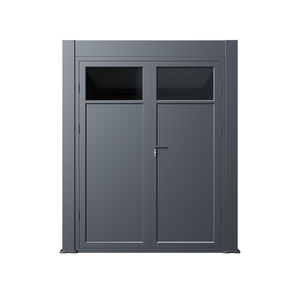 Orion opbergmodule 360 cm - Antraciet/teak