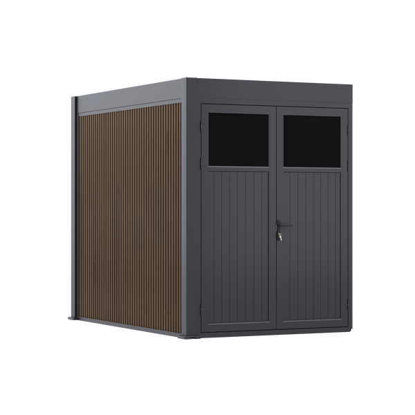 Orion opbergmodule 400 cm - Antraciet/teak