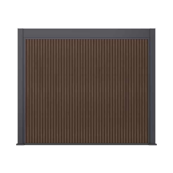 Orion opbergmodule 400 cm - Antraciet/teak