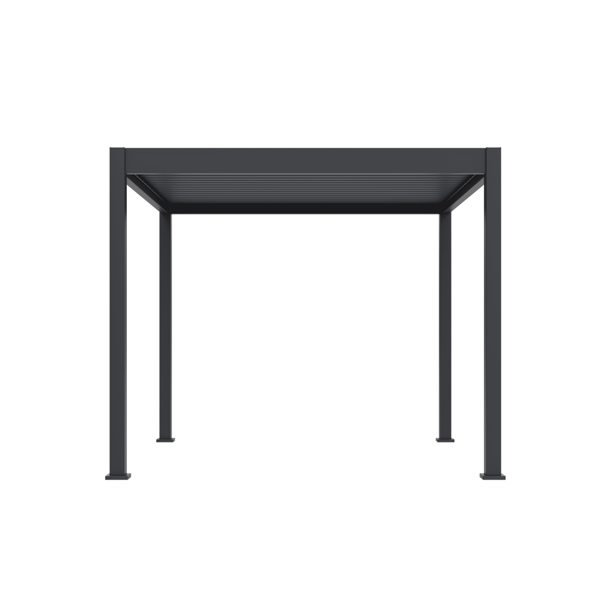 Orion Comfort vrijstaand lamellen overkapping 300x300 cm handmatig - Antraciet