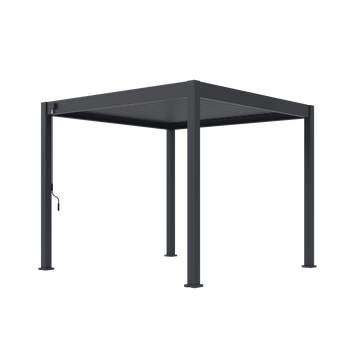 Orion Comfort vrijstaand lamellen overkapping 300x300 cm handmatig - Antraciet