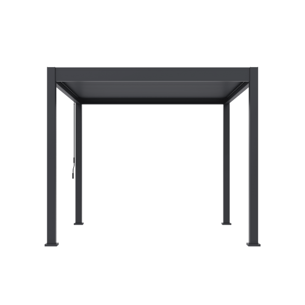 Orion Comfort vrijstaand lamellen overkapping 300x300 cm handmatig - Antraciet