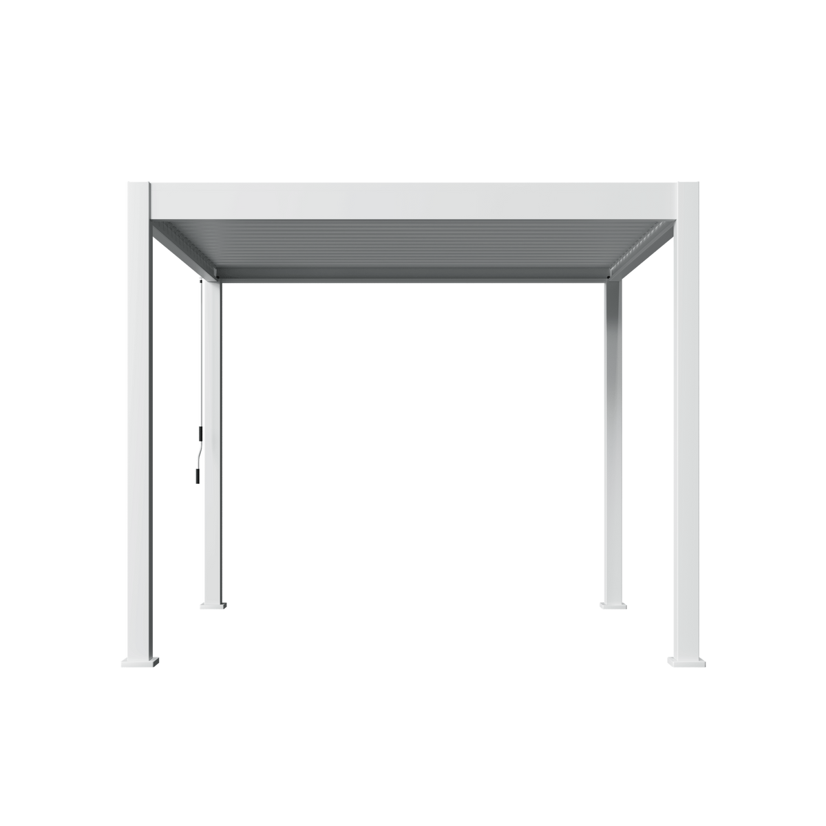 Orion Comfort vrijstaand lamellen overkapping 300x300 cm handmatig - Wit