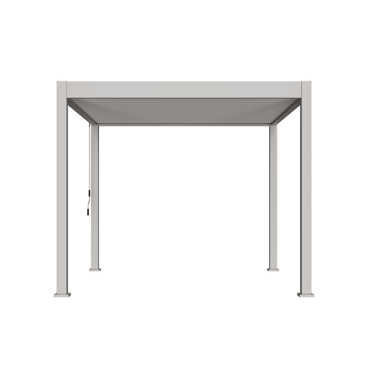 Orion Comfort vrijstaand lamellen overkapping 300x300 cm handmatig - Zand