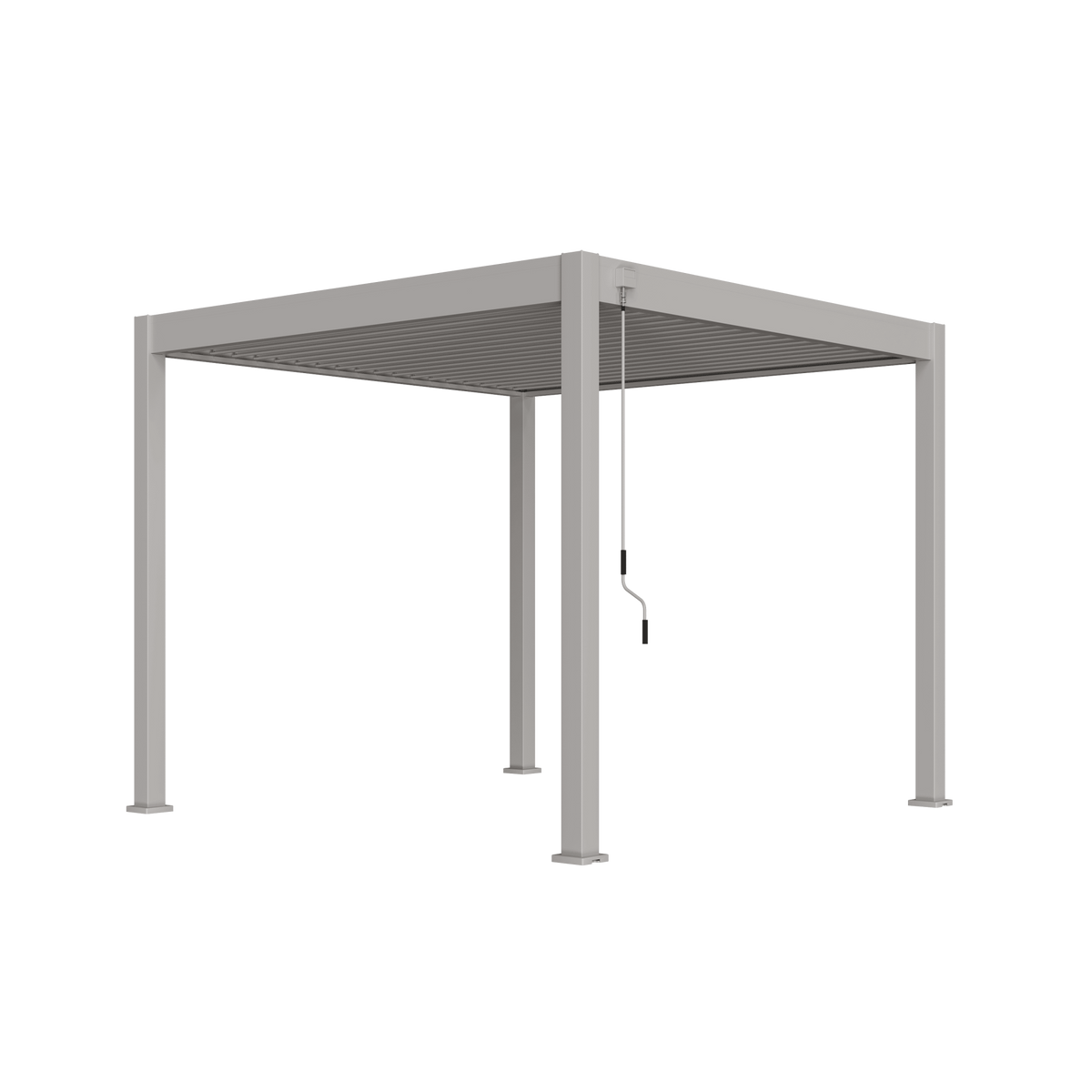 Orion Comfort vrijstaand lamellen overkapping 300x300 cm handmatig - Zand