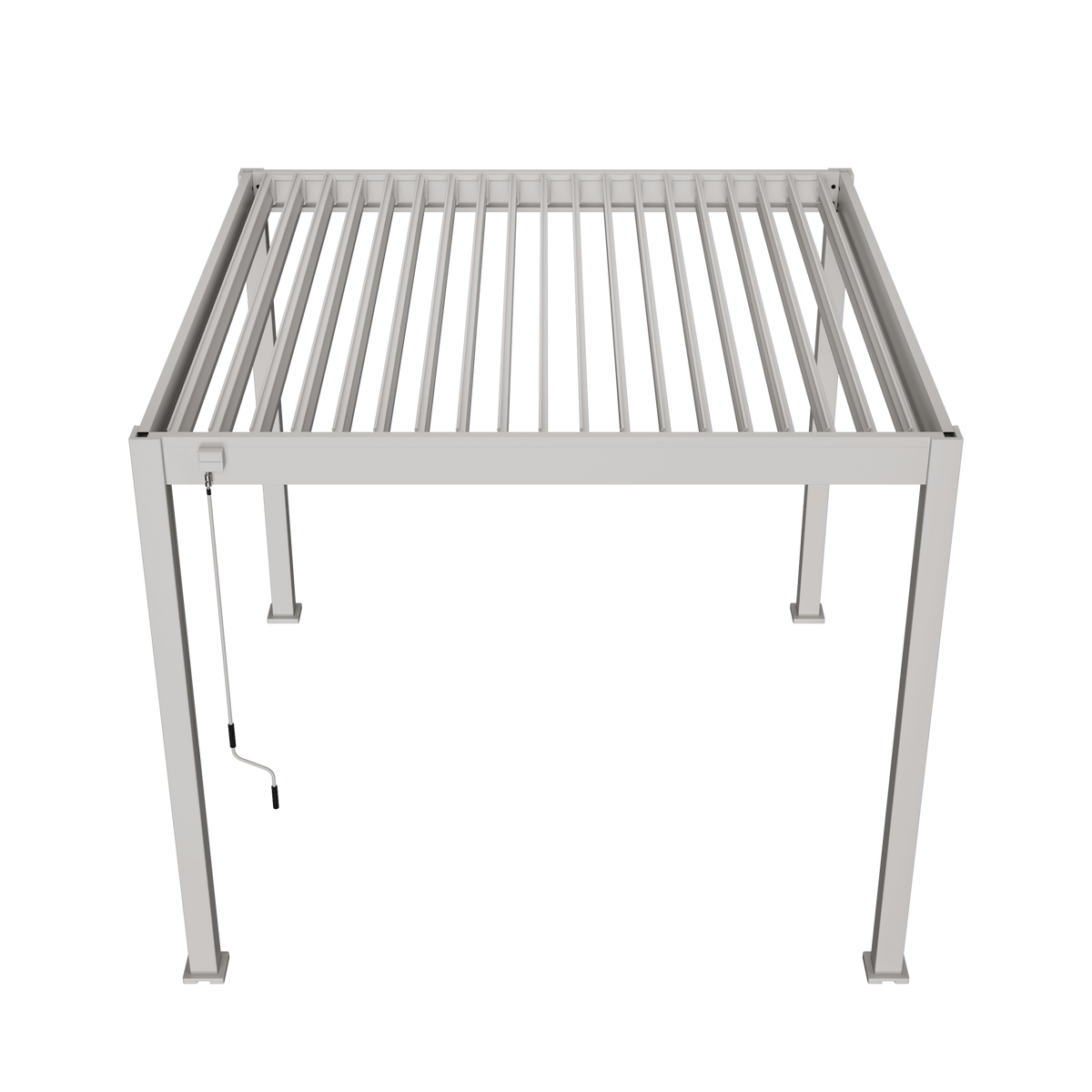 Orion Comfort vrijstaand lamellen overkapping 300x300 cm handmatig - Zand