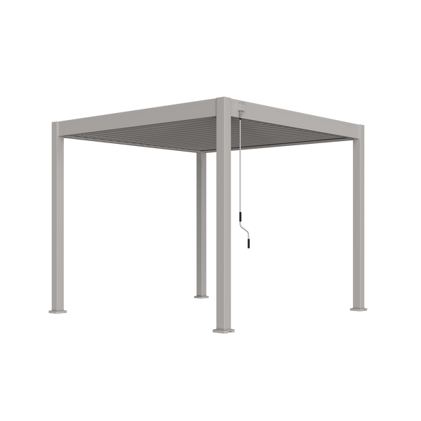 Orion Comfort vrijstaand lamellen overkapping 300x300 cm handmatig - Zand