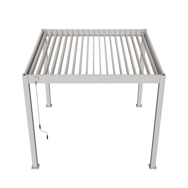 Orion Comfort vrijstaand lamellen overkapping 300x300 cm handmatig - Zand