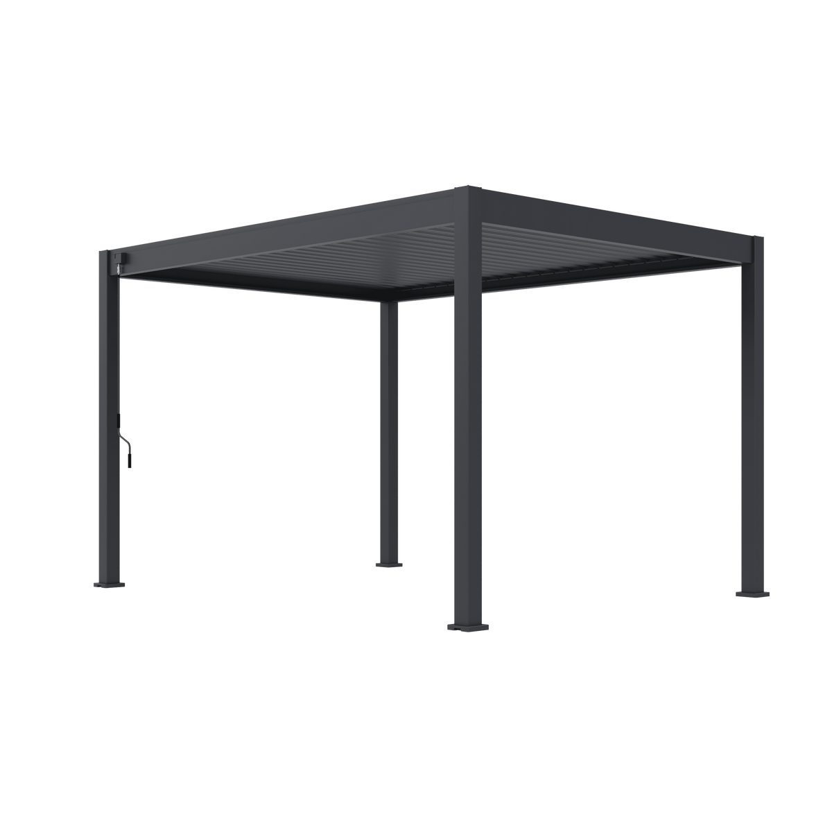 Orion Comfort vrijstaand lamellen overkapping 300x360 cm handmatig - Antraciet