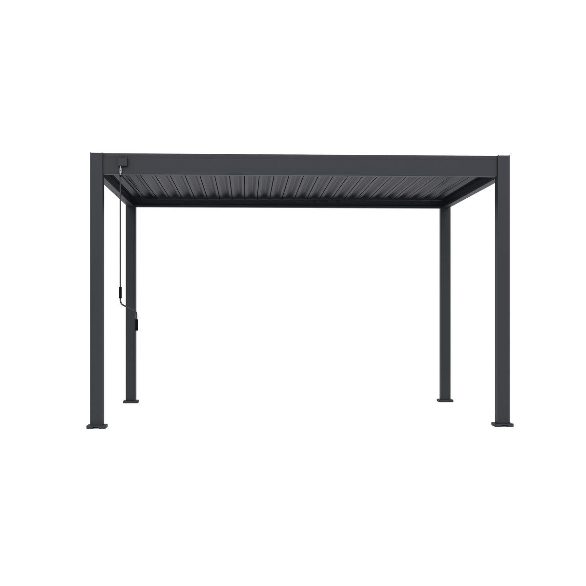 Orion Comfort vrijstaand lamellen overkapping 300x360 cm handmatig - Antraciet