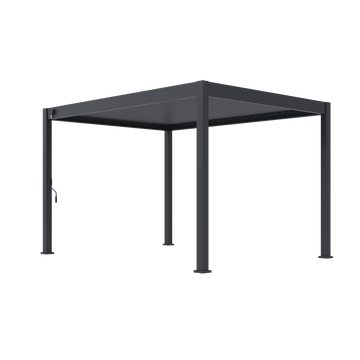 Orion Comfort vrijstaand lamellen overkapping 300x360 cm handmatig - Antraciet