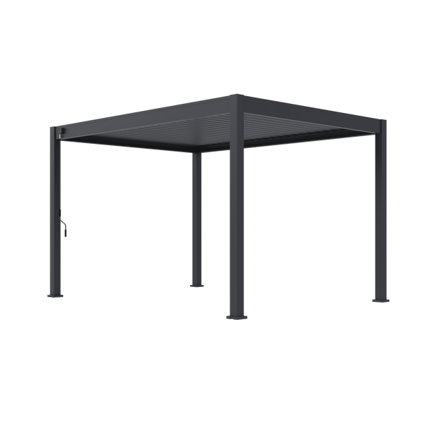 Orion Comfort vrijstaand lamellen overkapping 300x360 cm handmatig - Antraciet