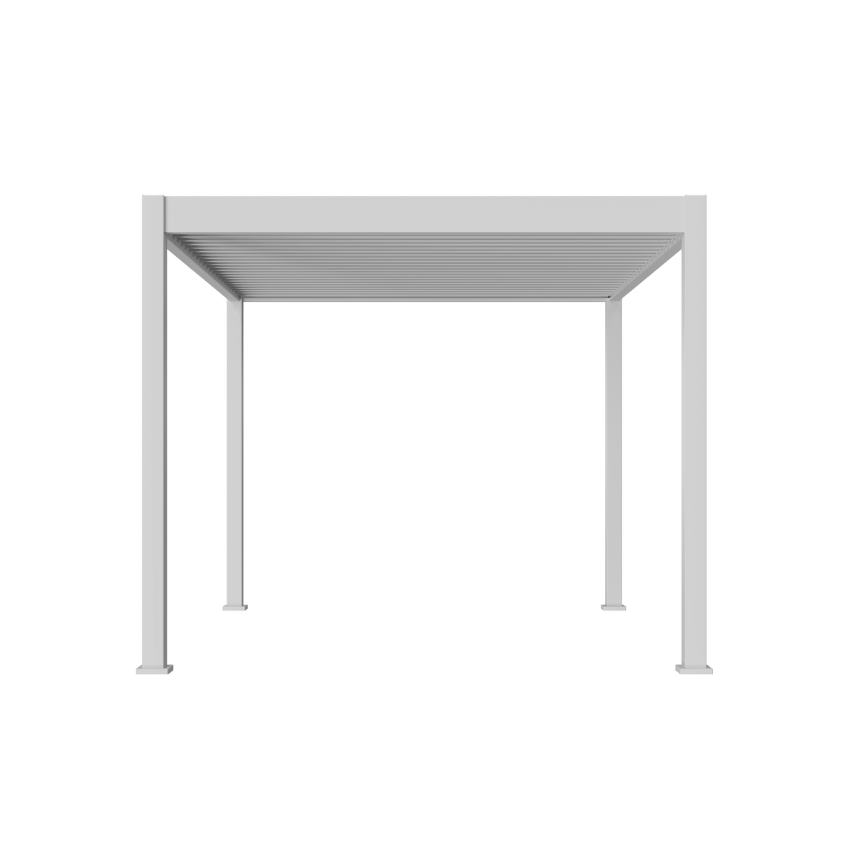 Orion Comfort vrijstaand lamellen overkapping 300x360 cm handmatig - Wit