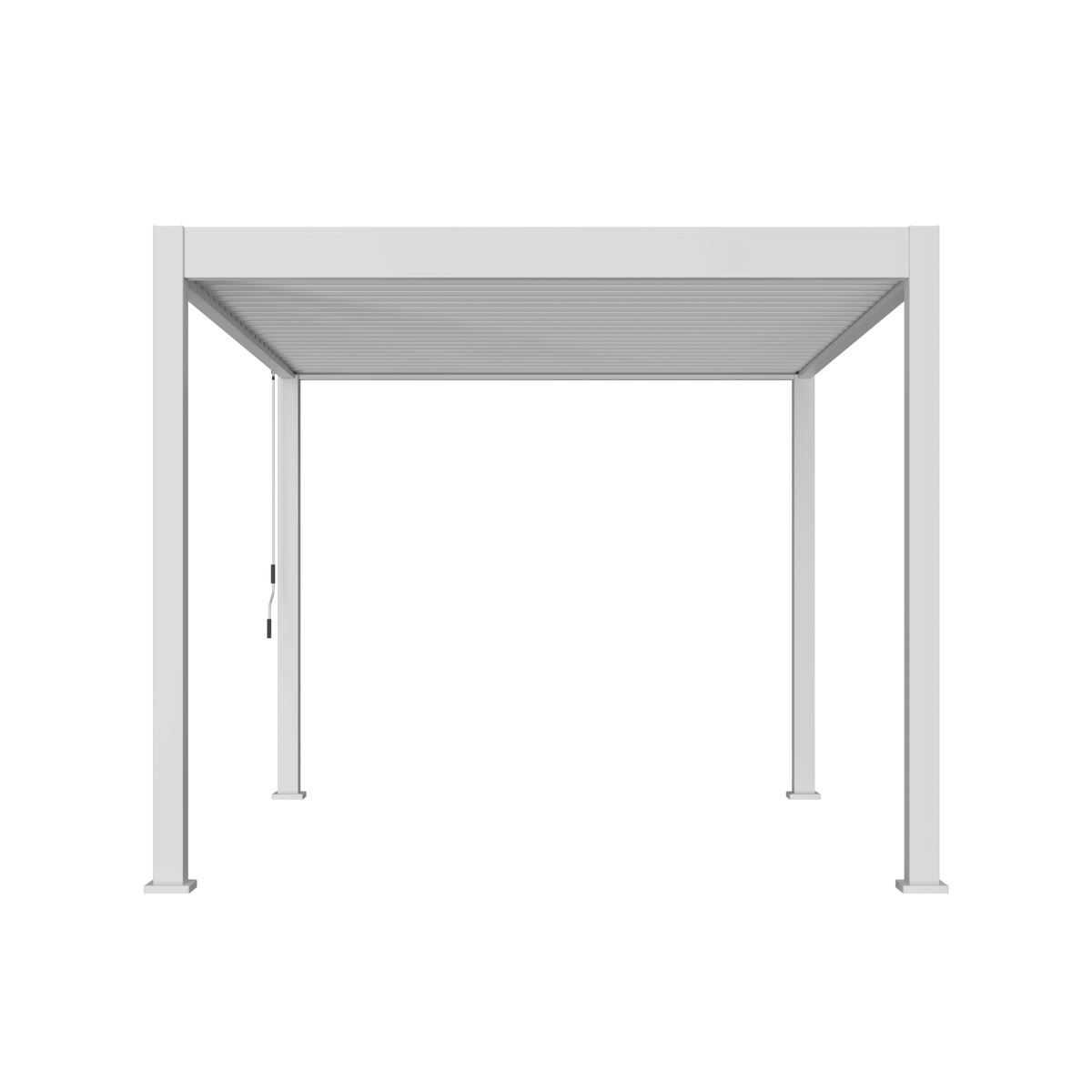 Orion Comfort vrijstaand lamellen overkapping 300x360 cm handmatig - Wit