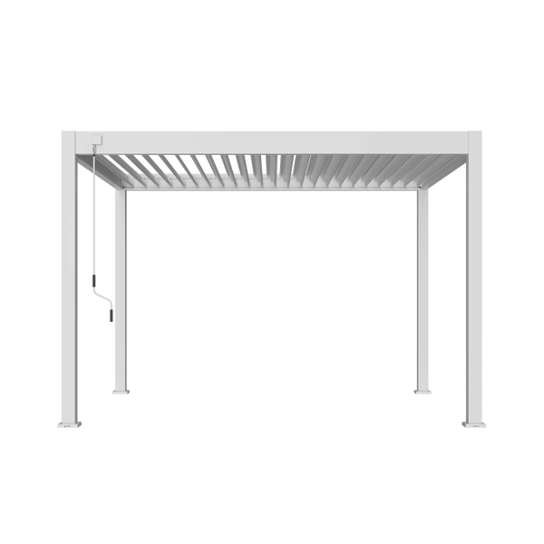 Orion Comfort vrijstaand lamellen overkapping 300x360 cm handmatig - Wit