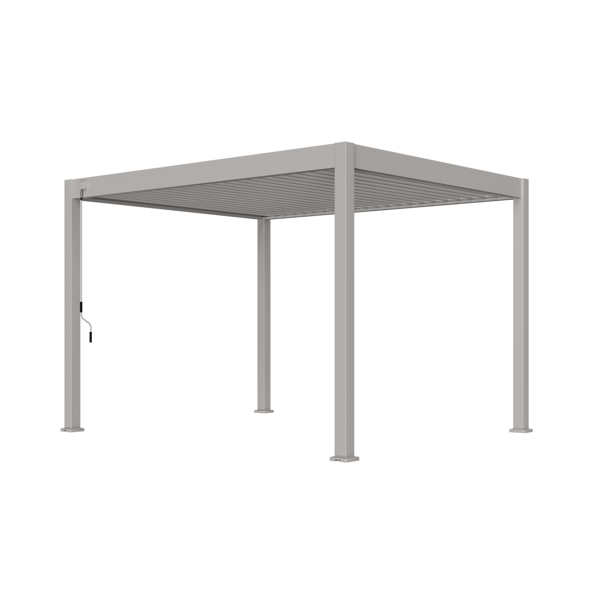 Orion Comfort vrijstaand lamellen overkapping 300x360 cm handmatig - Zand