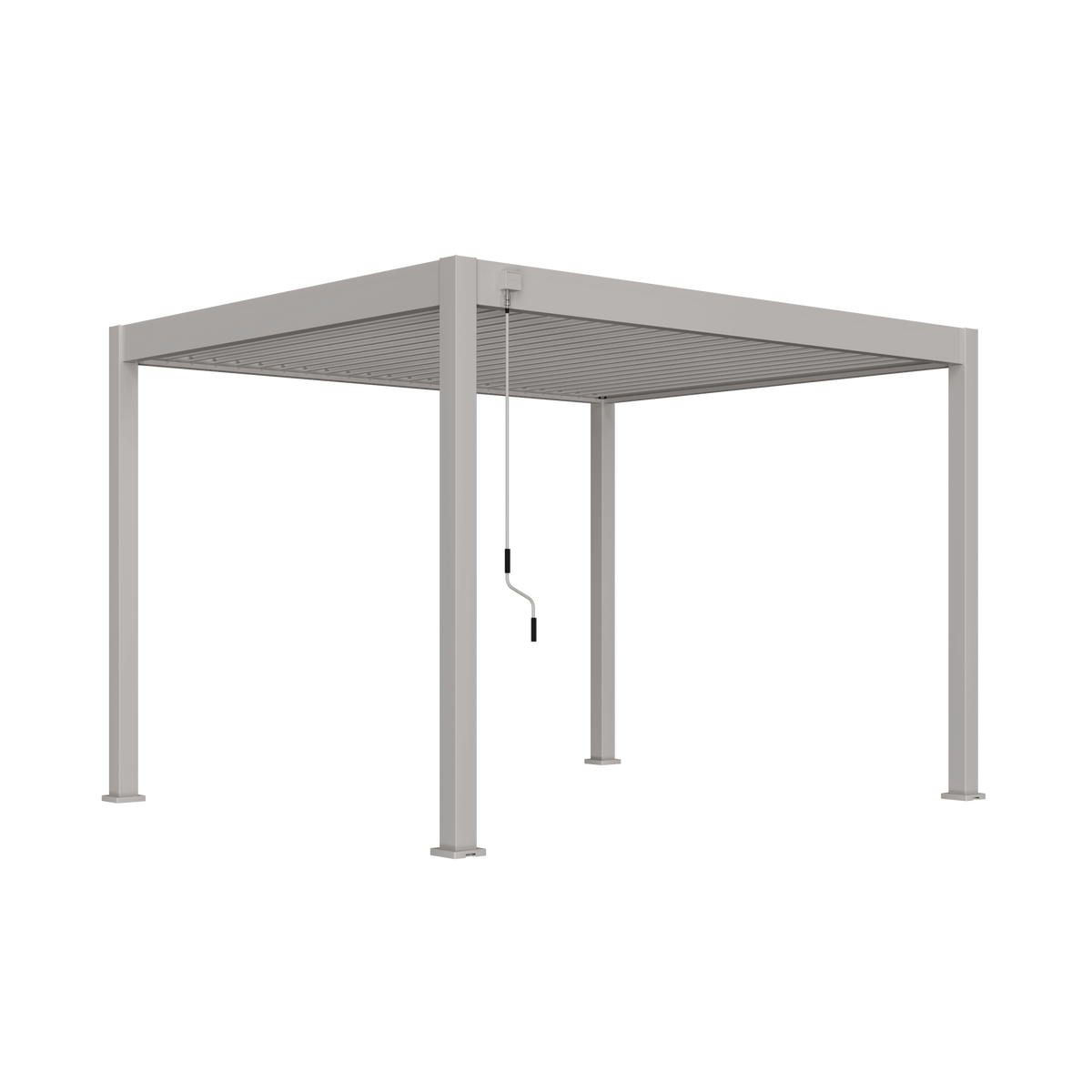 Orion Comfort vrijstaand lamellen overkapping 300x360 cm handmatig - Zand