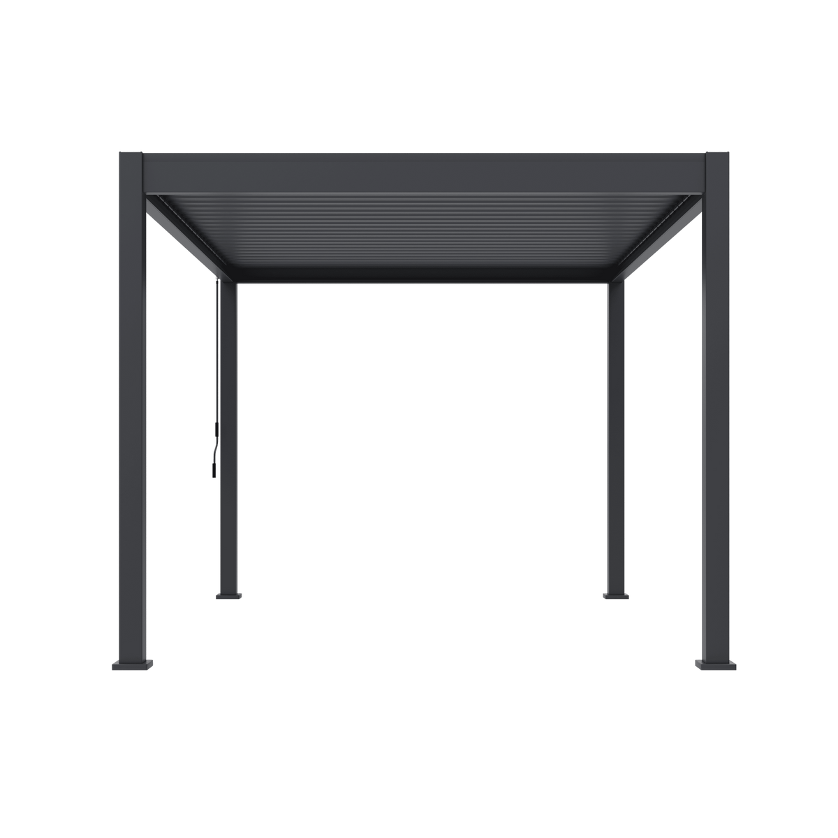 Orion Comfort vrijstaand lamellen overkapping 300x400 cm handmatig - Antraciet