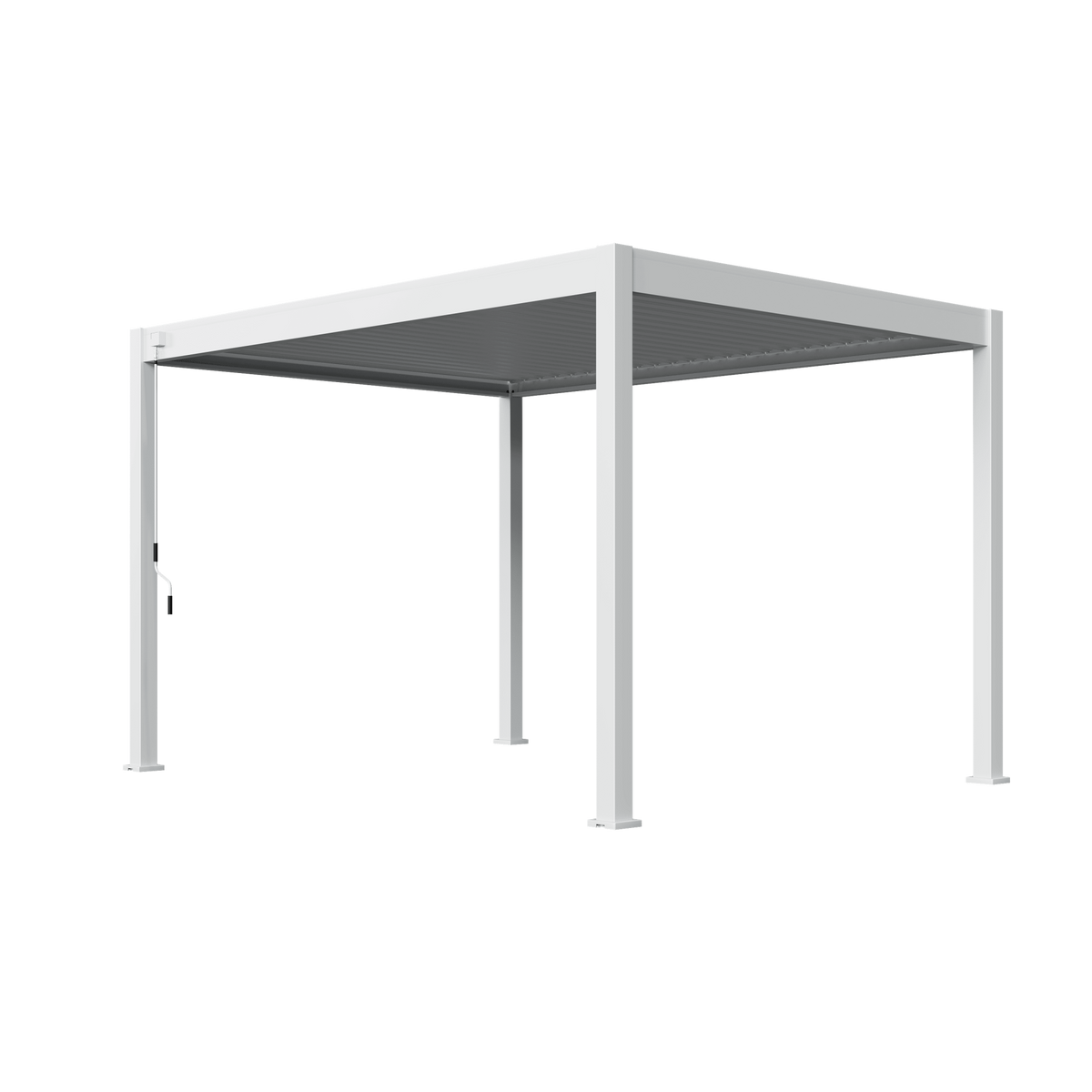Orion Comfort vrijstaand lamellen overkapping 300x400 cm handmatig - Wit